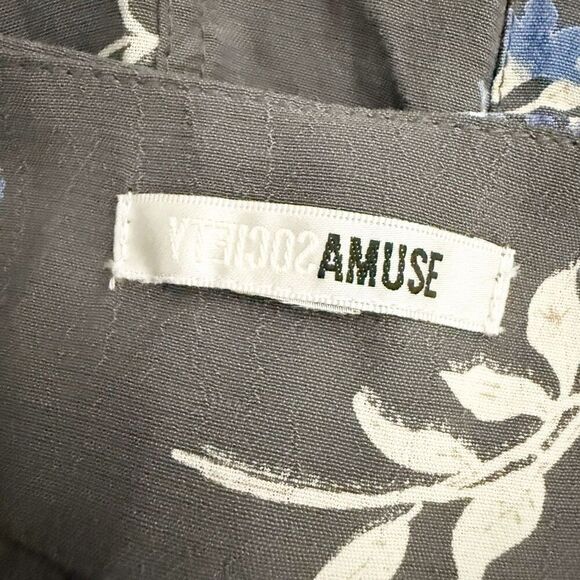 AMUSE SOCIETY | Bundle Set Gray White Blue Button Tank Rope Shorts | Size Small - Picture 10 of 12